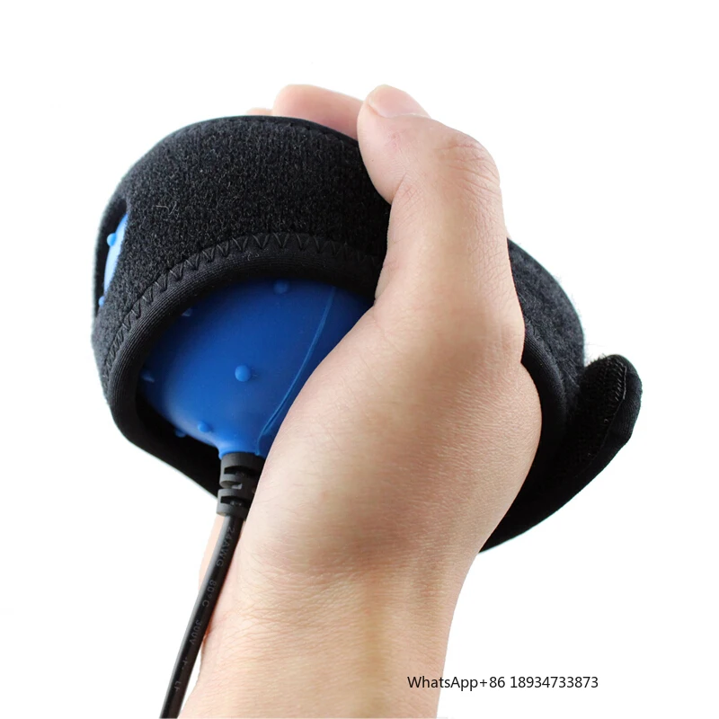 Electric Hand Massage Ball Infrared Therapy Hot Compress Stroke Hemiplegia Finger Rehabilitation Recovery Training Machine