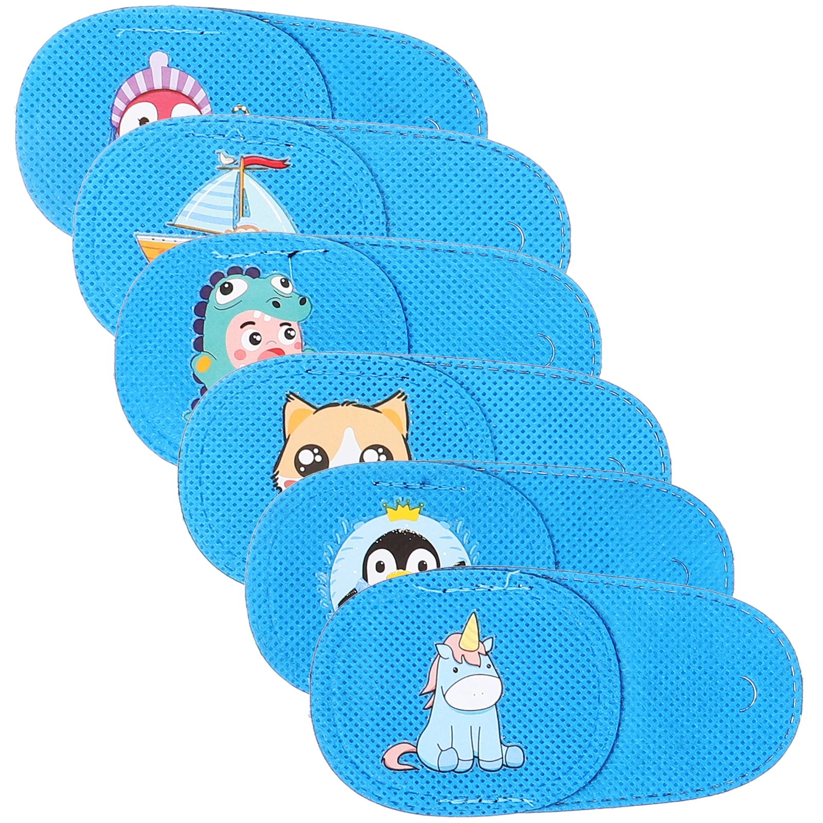 

6 Pcs Correction Eye Mask Kids Patches Amblyopia Orthoptic Single Toddler Polyester Child Lazy