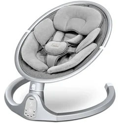 New Portable Intelligent Foldable Baby Rocking Chair 5 Rocking Modes 0-12 Months Customizable Baby Rocking Bed