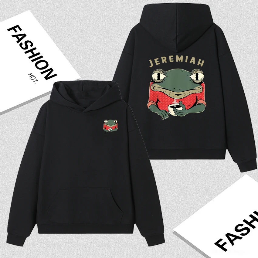 

Толстовка с рисунком Джереми Бильгуба в стиле ретро, с музыкальными символами и альбомом, художественный дизайн, толстовка с длинными рукавами, флисовый свободный пуловер