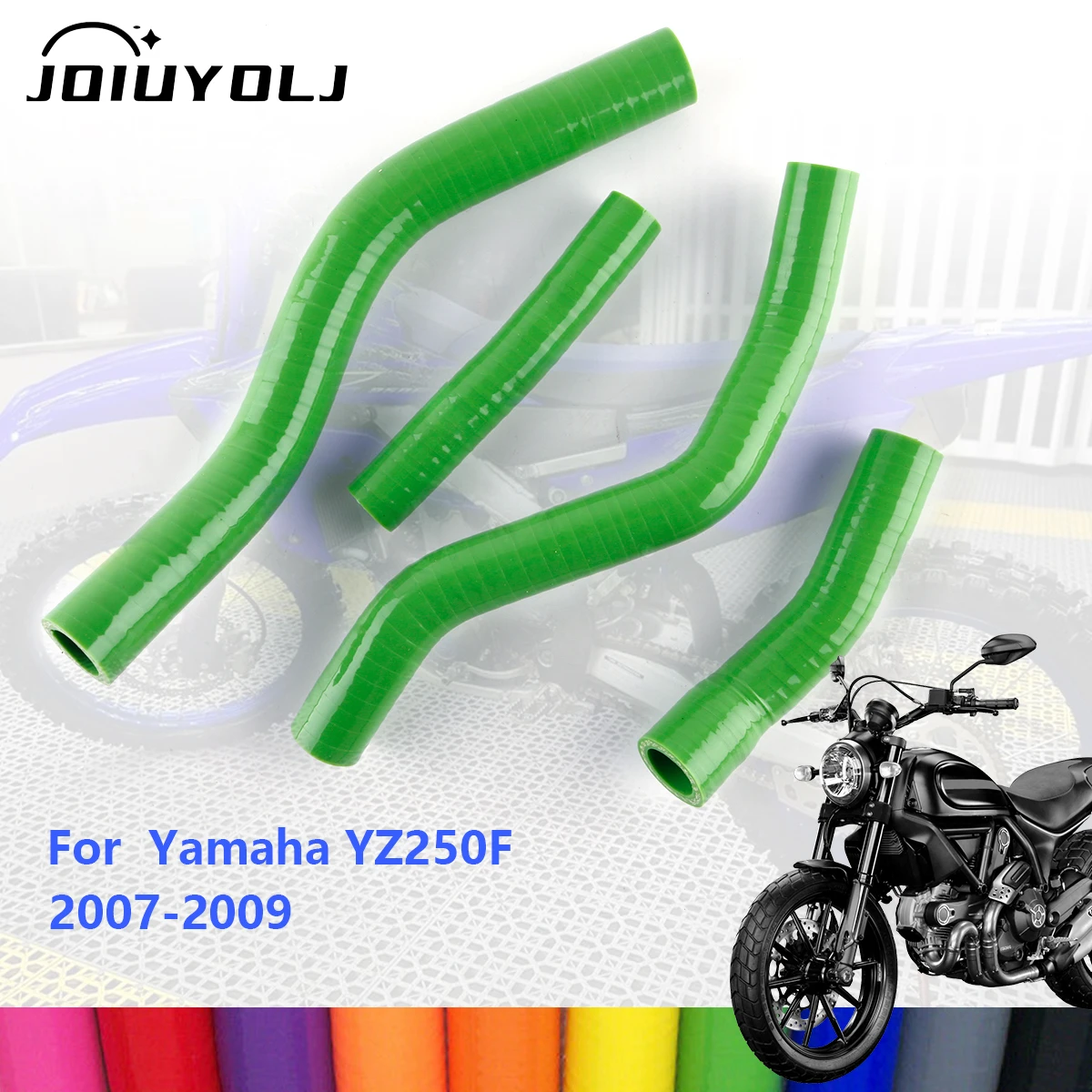 

For 2014 2015 2016 2017 YAMAHA YZ250F YZF250 Silicone Radiator Coolant Hose Tube Kit