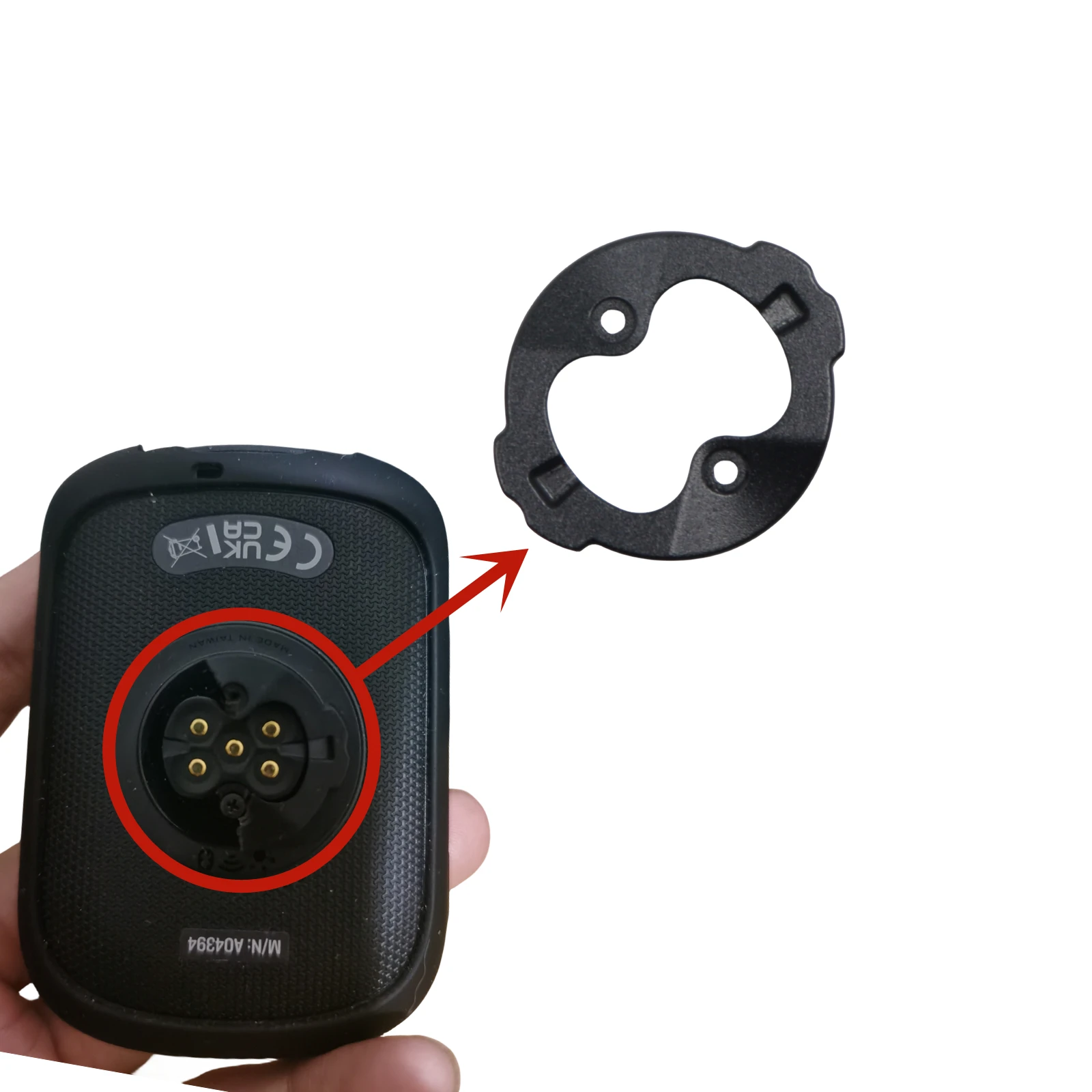 Kod ze stopu aluminium bateria zegarka tylna okładka złamanie ucha część naprawcza nadaje się do akcesoriów Garmin 840 540 solar version