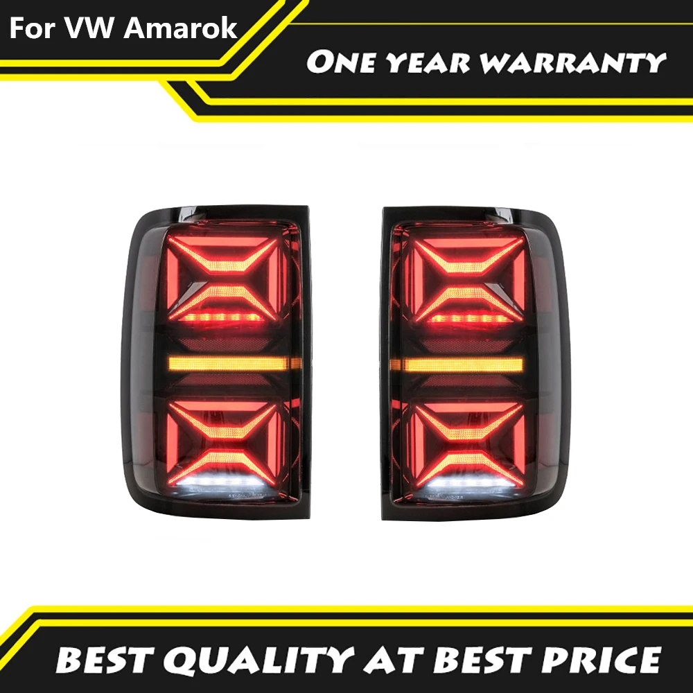 Car Full Led Tail Lamp For VW Amarok 2010-20223 Rear Lights Assembly Sequential Turn Signal Modification Taillight Accessories