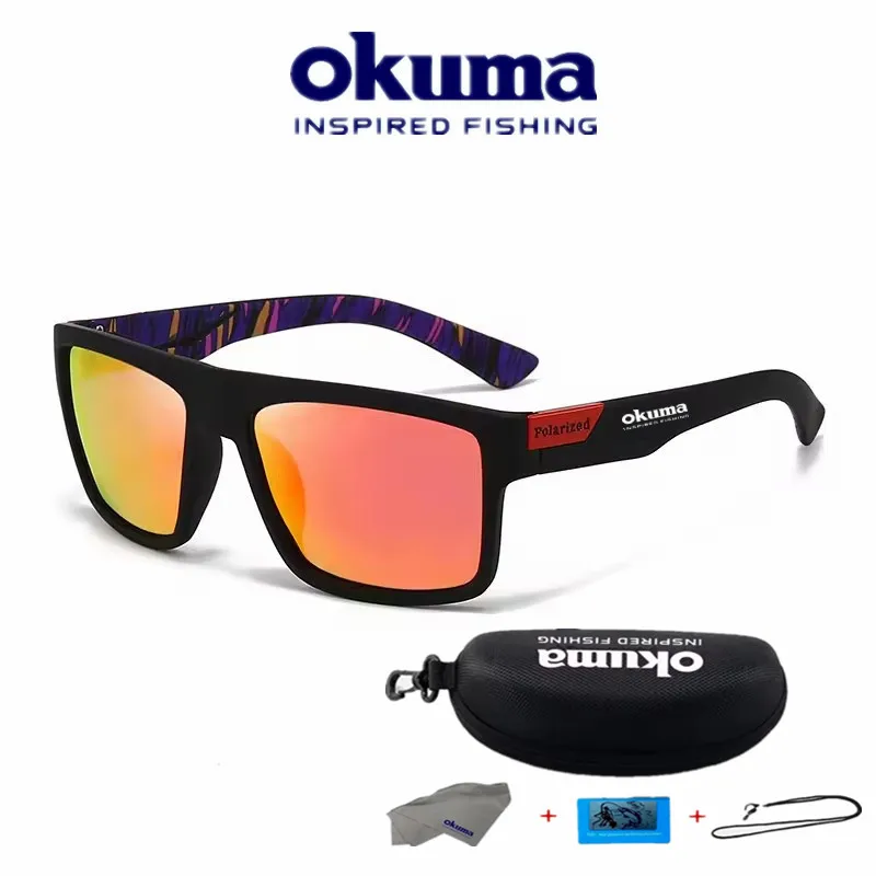 Okuma Polarisierte Sonnenbrille UV400 Angelbrille für Herren Damen Outdoor-Sport Radfahren Jagd Autofahren – Detail 7