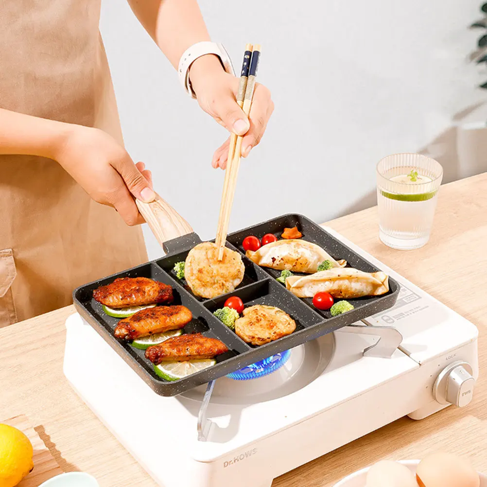 

Premium Non-Stick Egg Frying Multi-Function Handle Breakfast Steak Pan Kitchen Cooking Supply For Daily Use Frying Pan