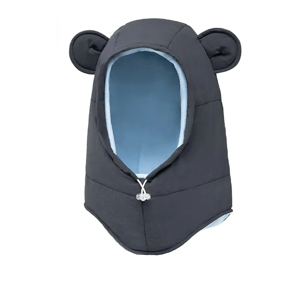 

Fashion Solid Color Balaclava Hat Hood Keep Warm Children Windproof Cap Scarf Adjustable Ski Mask Hat Girl