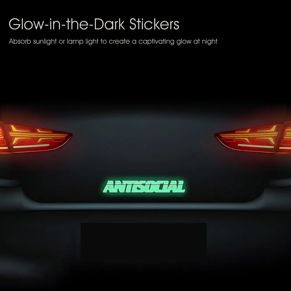 ملصق عاكس مقاوم للماء لجسم الزجاج الأمامي والخلفي ، شارات مضادة لأشعة الشمس ، حرف مضاد للصوت ، واقي شمس تلقائي ، سهل الاستخدام #2
