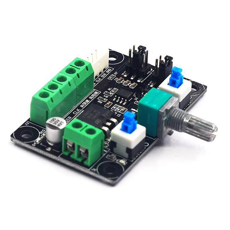 Controlador de Motor paso a paso DC 12V-24V, controlador de accionamiento, placa de módulo generador de señal de pulso PWM