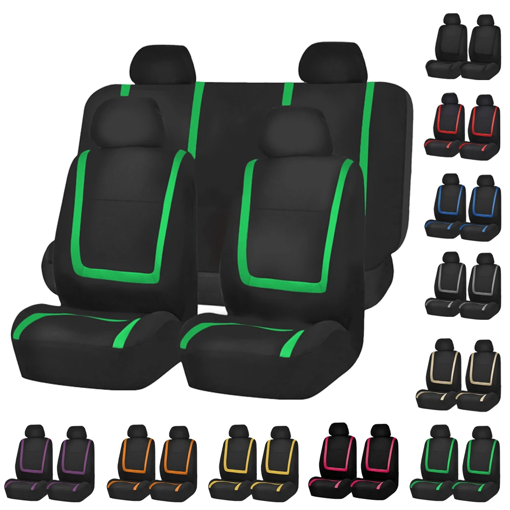 Fabric Car Seat Covers For MINI ONE COOPER Paceman Clubman Countryman Automobile Seat Cushion Protection Cover Car Accessories