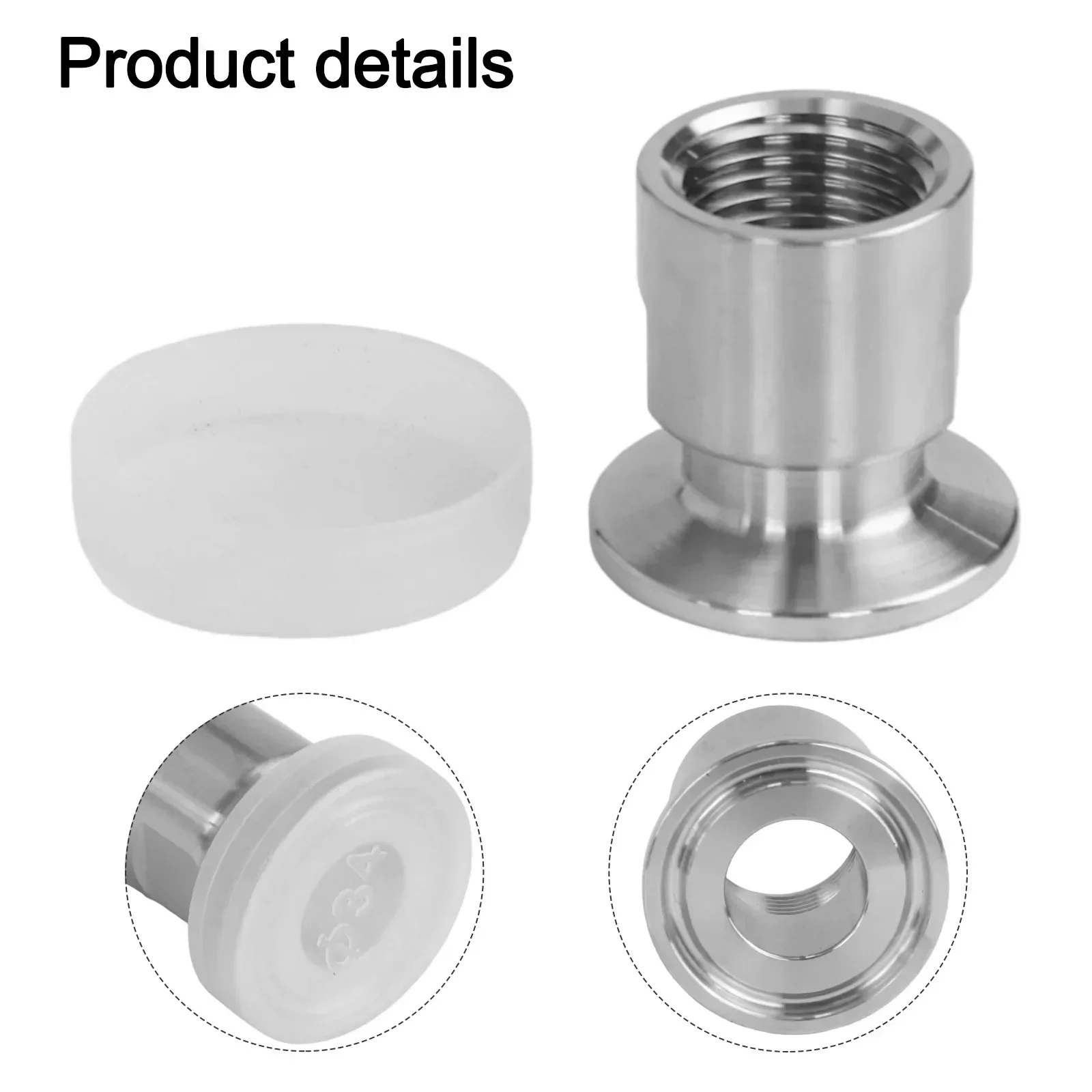 Food Industry Use 304 Stainless Steel Food Beverage Application High-Cleanliness Piping 304 Stainless Steel Connector