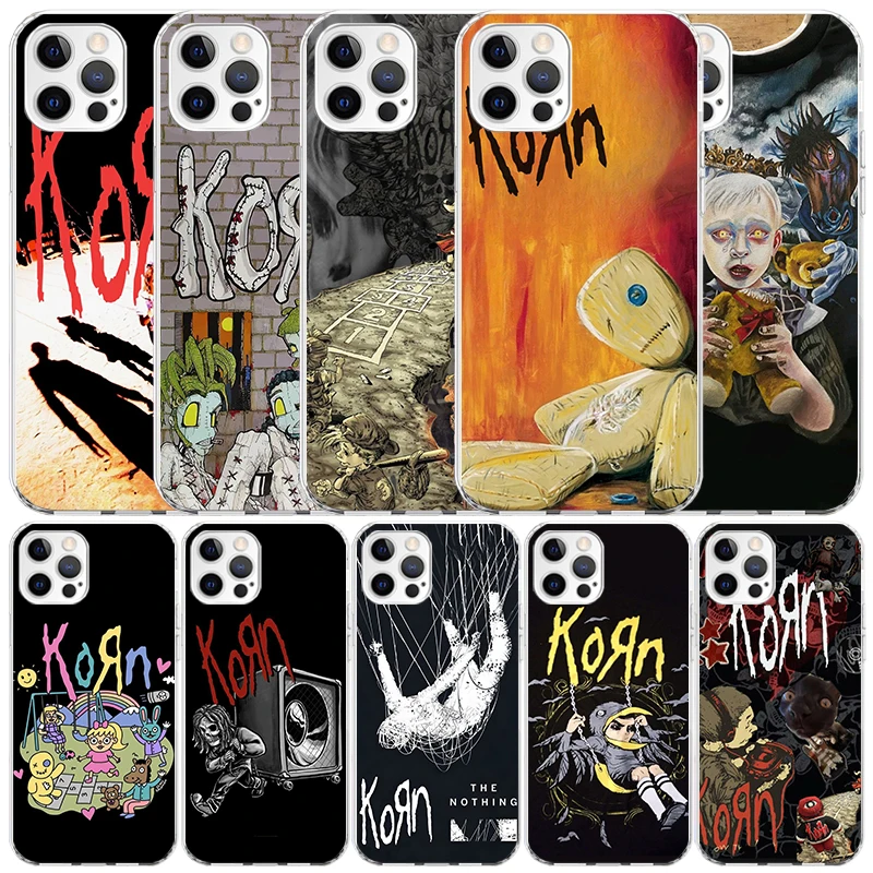 Phone Cases That Fit Iphone 16E - K-Korn Rock Band Soft Cover for