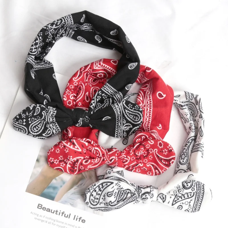 Women Elastic Soft Headbands Vintage Hairbands Workout Yoga Headband Girls Makeup Band for Face Washing Hair Bands Accessories