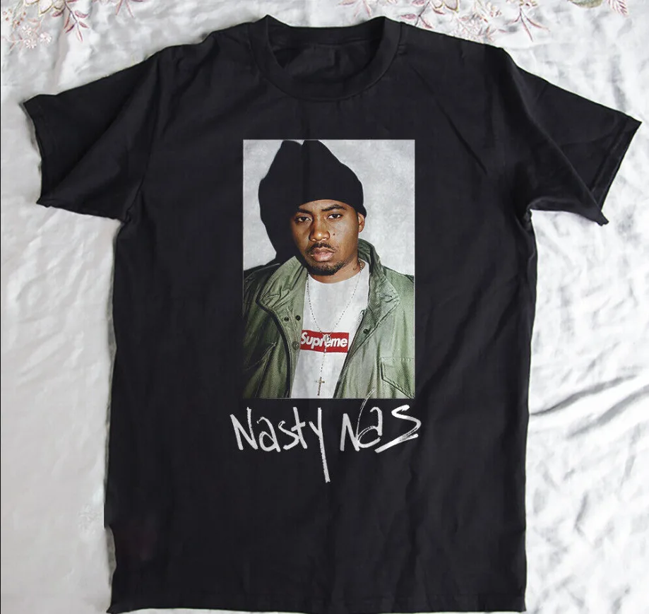 Nas Illmatic T Shirt Raptee Classic Hip Hop Size S 3XL long or short sleeves