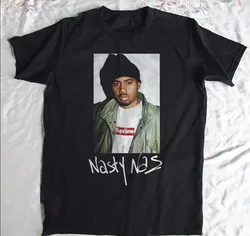 Camiseta Nas Illmatic Raptee, camisa clásica de Hip Hop, talla S 3XL, manga larga o corta