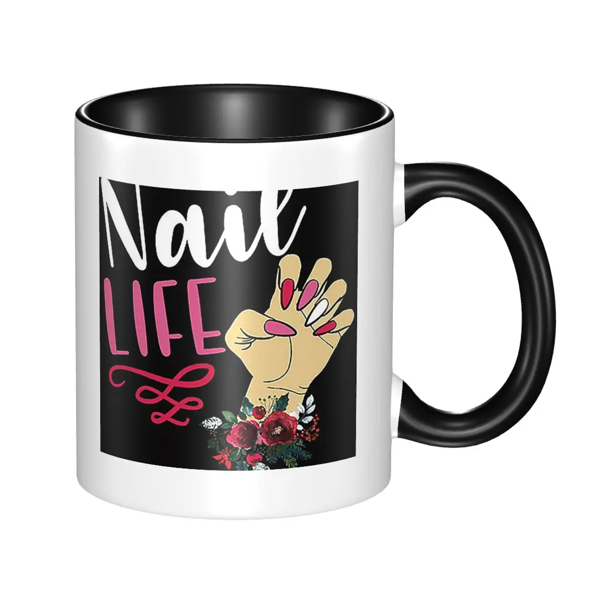 تقنية الأظافر فني صالون جل الأظافر مانيكير التجميل التجميل القدح أكواب القهوة السيراميك أكواب الشاي كوب حليب درينكوير