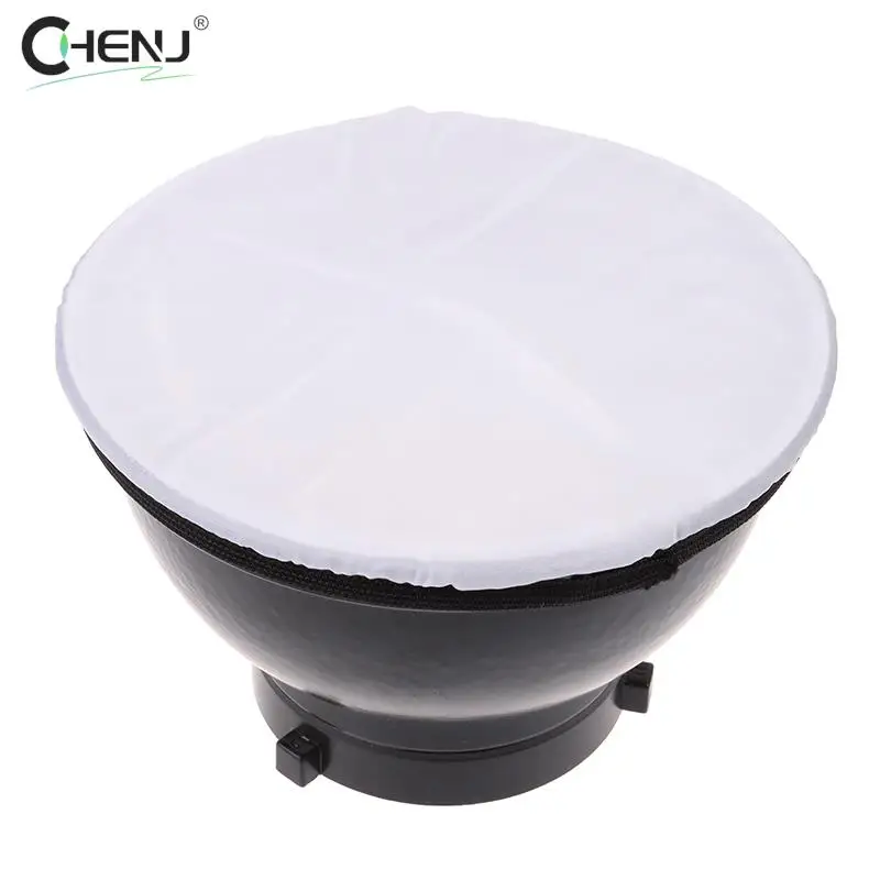 1pcs Photography Light Soft White Diffuser Cloth For Standard Studio Strobe Reflector 18cm Accessories