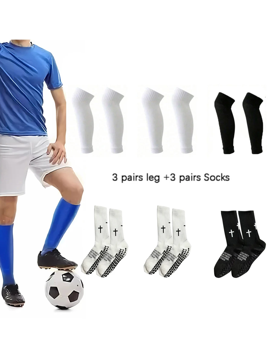 

6 New Outdoor Men Women Sports Anti-slip Football Socks Sports Socks Football Equipment