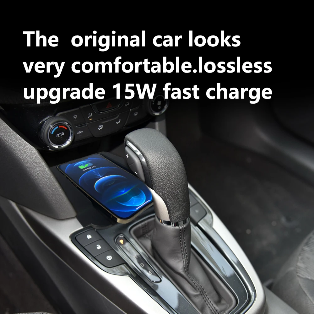 

For Chevrolet Malibu 2016-2018 Quick QI Car Wireless Charger Fast Charging Intelligent Infrared Mobile Phone Dashboard