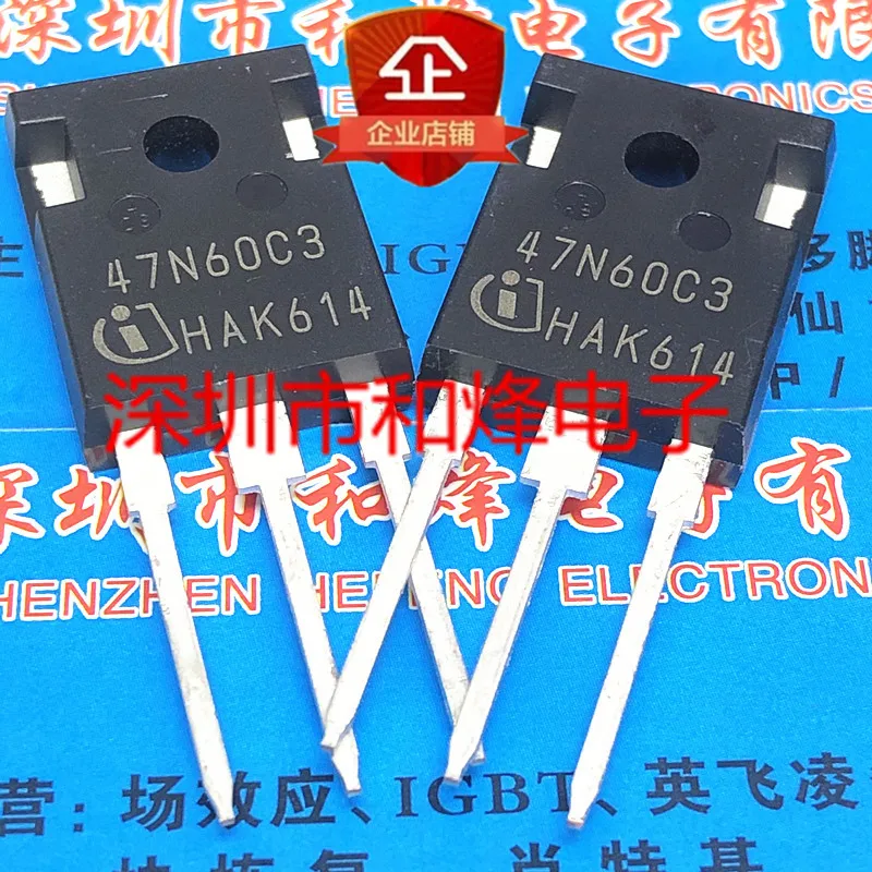 Free shipping  47N60C3 SPW47N60C3  TO-247 650V 47A     10PCS