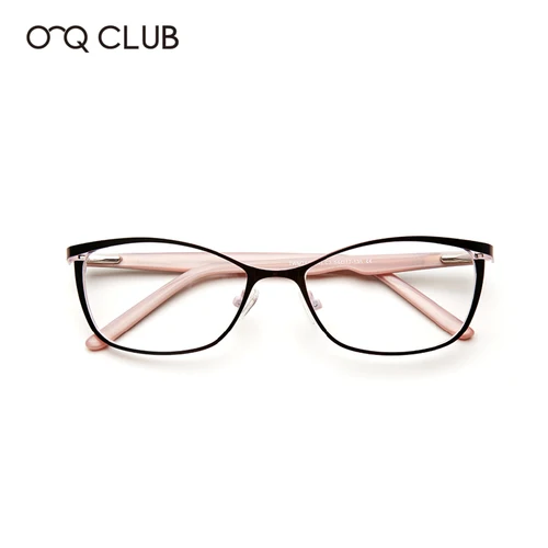 Imagen 2 del producto O-Q CLUB gafas de ojo de gato para mujer, monturas de gafas para mujer, gafas de sol para mujer, gafas de sol de cristal, lentes femeninas para leer