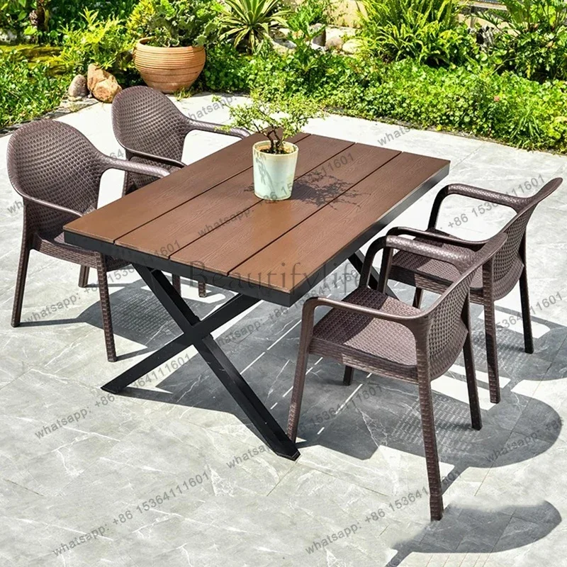 PG Mobile Restaurant Garden Furniture Sets Modern Luxury Designer Study Coffee Garden Furniture Sets Outdoor Mesa Home Furniture