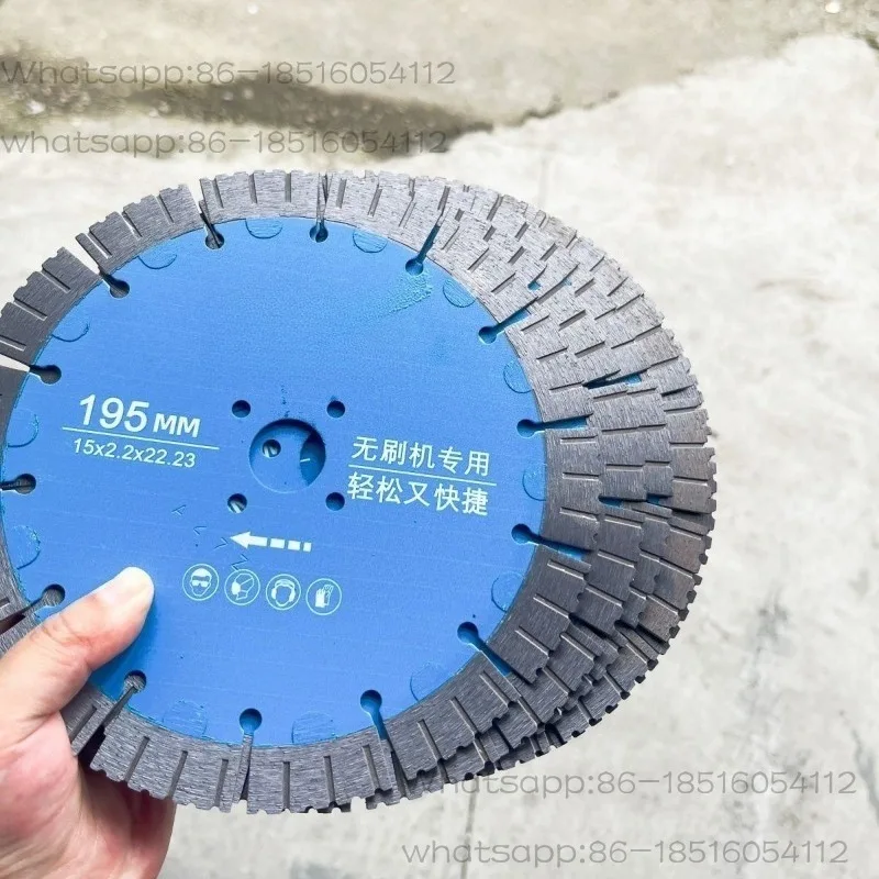 

Special for wall groove of diamond saw blade 195mm15 * 2.2 * 22.23 slotted stone cutting marble blade