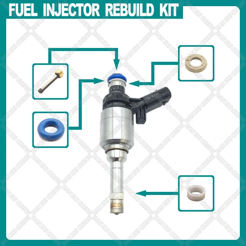 

Filters Orings Seals Grommets Fuel injector service kit filter for Audi A4 VW Jetta Golf Passat 2.0T TSI 06H906036P 0261500076