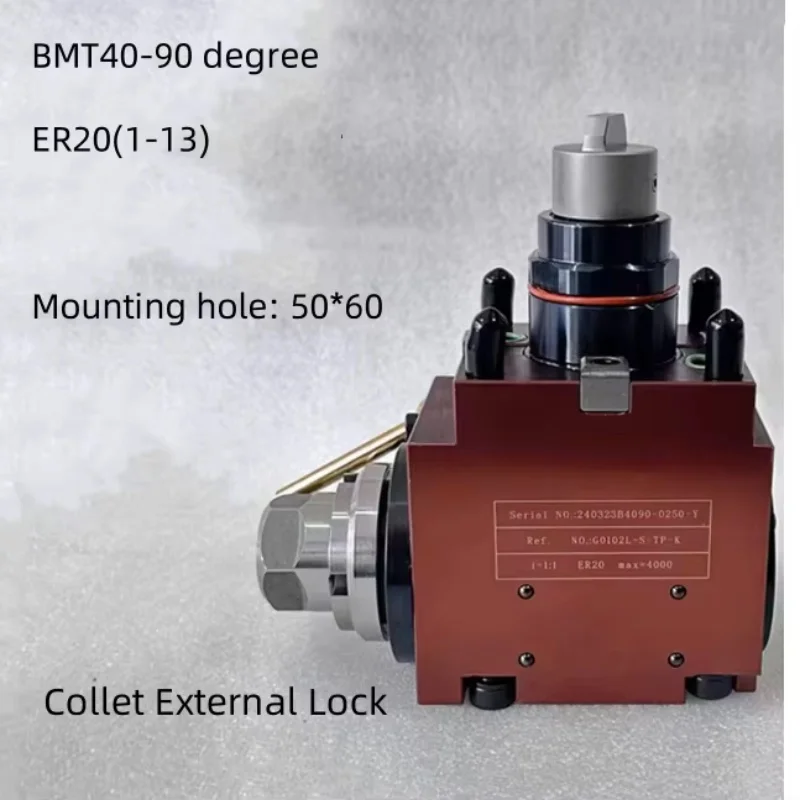 

BMT40 BMT45 BMT55 Power Tool Holder 90 Degree 0 Degree Turn-Mill Compound Universal Power Head