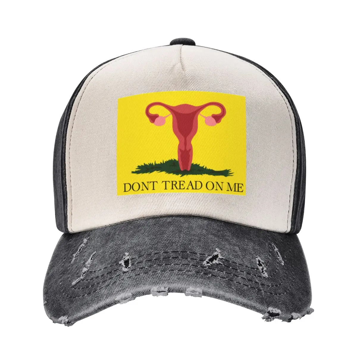 

Don't Tread On Me - Uterus Edition Бейсбольная кепка с флагом Детская шляпа Тактическая кепка Дропшиппинг Брендовая мужская кепка для гольфа Мужская женская
