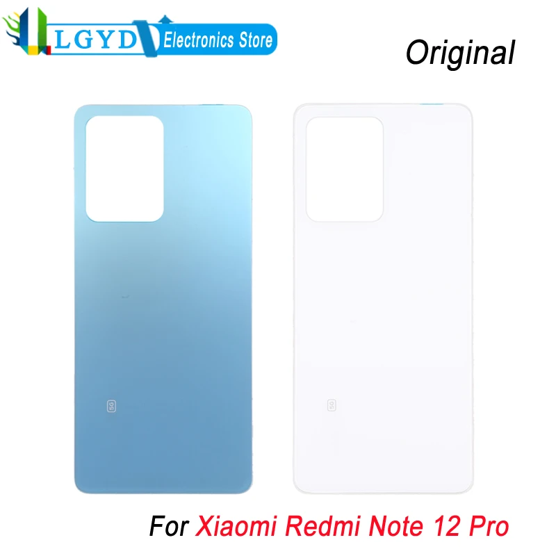 

Original Battery Back Cover For Xiaomi Redmi Note 12 Pro Rear Cover Repair Replacement