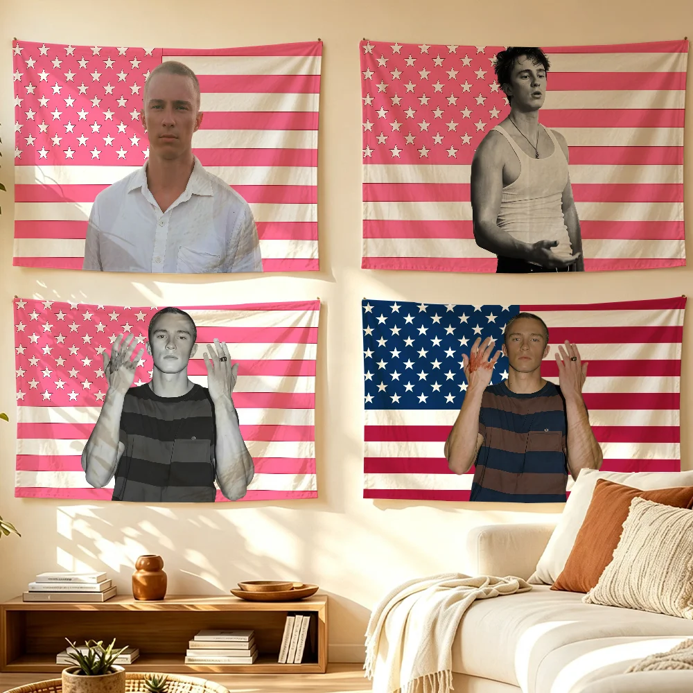 Rafe Cameron Schauspieler D-Drew Starkey Flagge Raumdekoration Wandteppich Hängedekoration Ästhetische Schlafzimmer Werbebanner