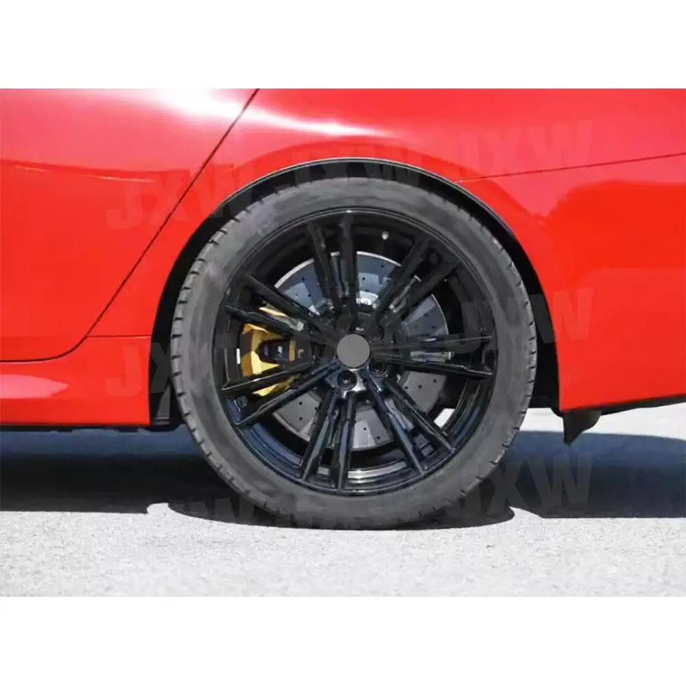 JXWANCF Rear Wheel Eyebrows Fender Flares Mudguards for BMW 5 Series G30 G38 2017 + Car Fender Covers Trims ABS Black - view 4