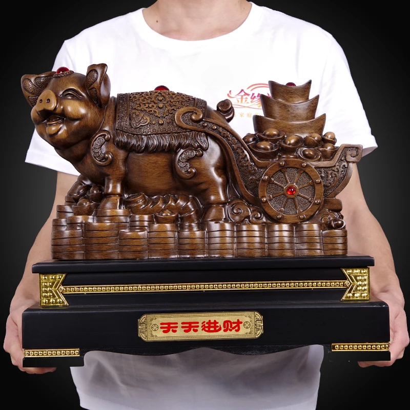 Animal Cash Money Box Lucky Large Pendant Fall Prevention Chinese Style Money Box Minimalism Living Room Hucha Home Decoration