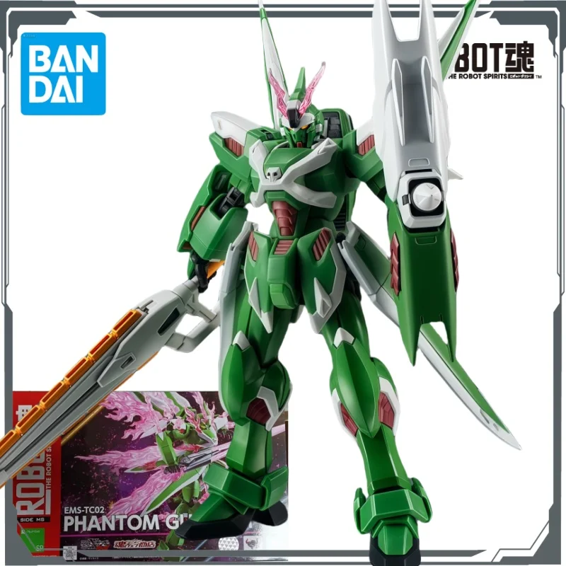 

Bandai Original ROBOT Soul Limited Edition Phantom Gundam V2/V2 Compatible Set Anime Mobile Doll Assembly Model Toy Boy Gift
