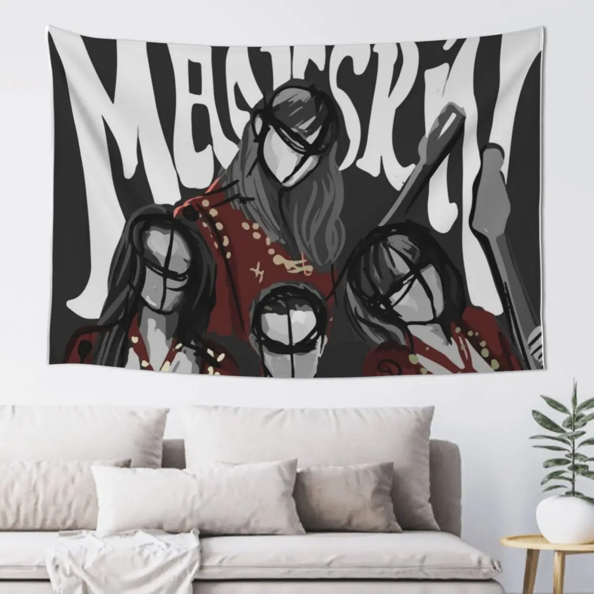 M?neskin rock band Maneskin Tapestry Wall Hangings Decoration Wall Decoration Tapestry