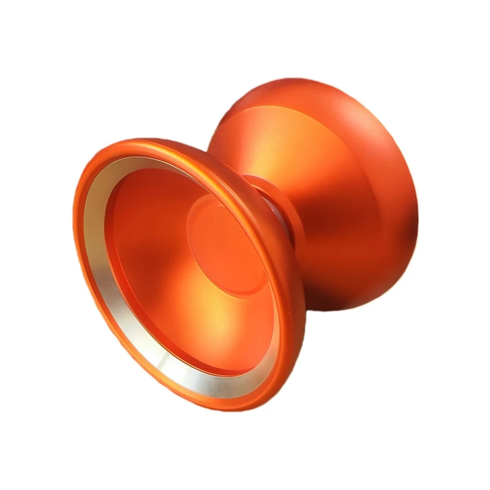 سبائك الألومنيوم المصنوعة من الفولاذ المقاوم للصدأ مادة مزدوجة مخرطة Yoyo عالية السرعة Yo-yo CNC مع سلسلة دوارة عبوة رائعة #2