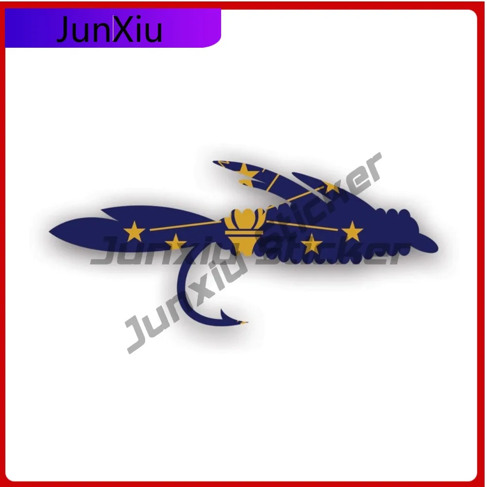 

Indiana Fly Fishing Sun Resistant Weather Resistant Sport For Helmet Truck Car Body Easy To Remove No Residue Accessories