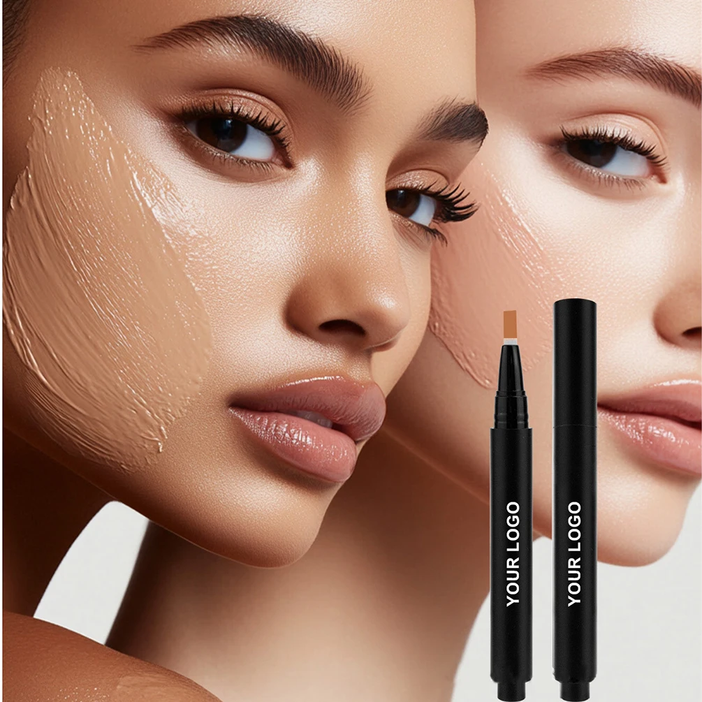 كريم أساس كونسيلر كونتور للوجه، مكياج نباتي، شعار مخصص ذو علامة خاصة متاح للطلبات بالجملة بالجملة #3