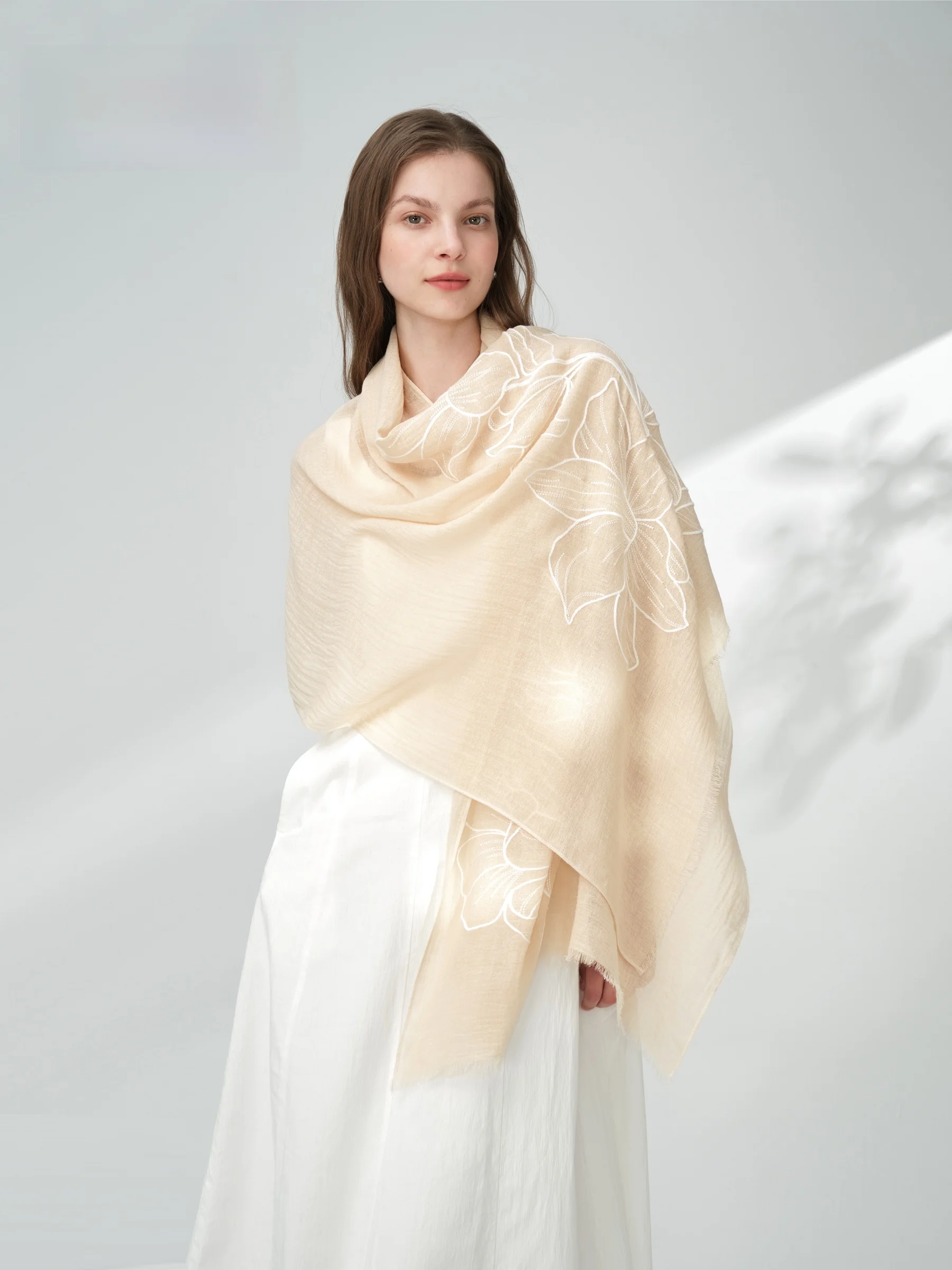 elle-bohemian-style-large-size-linen-floral-embroidery-scarf-for-women-summer-versatile-fashionable-air-conditioned-room-warm