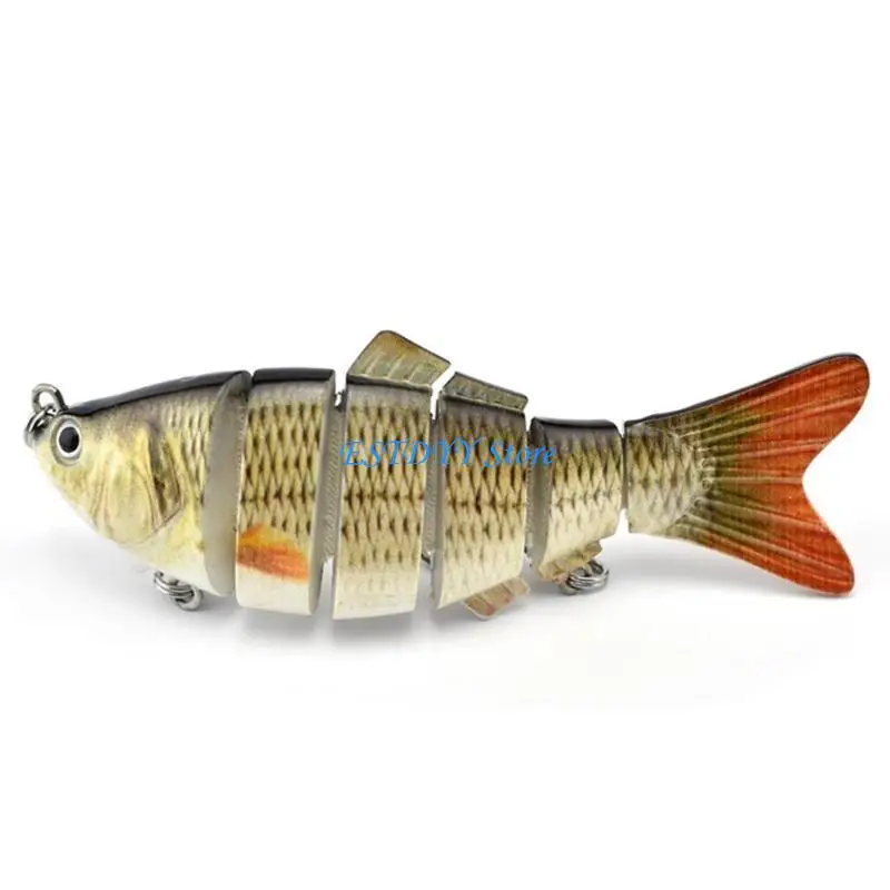 

G6DE Slow Sinking Simulated Swimming Lures MultiJointed Artificial Hard Baits