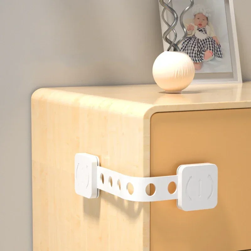 vvocci 1/3/5pc Safety Locks Children Security Protector Care Multi-Function Adjustable Cabinet Locks Babies Cupboard Door Drawer