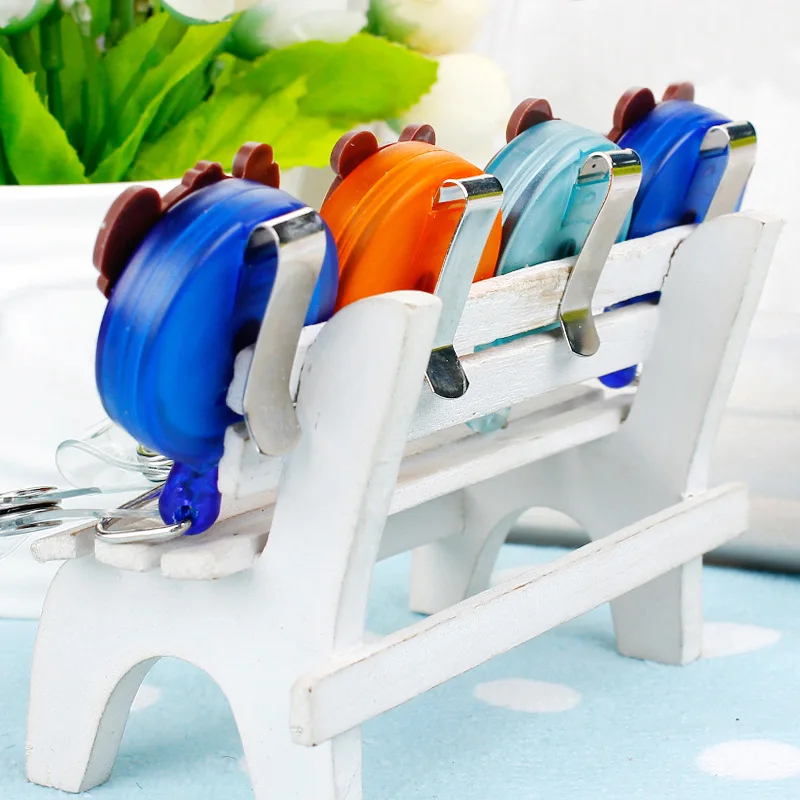 Mickey Minnie Winnie Donald ID Card Holder Scalable Toggle Clip Employee Card Doctor Nurse Chest Card Student Bus Card Holder