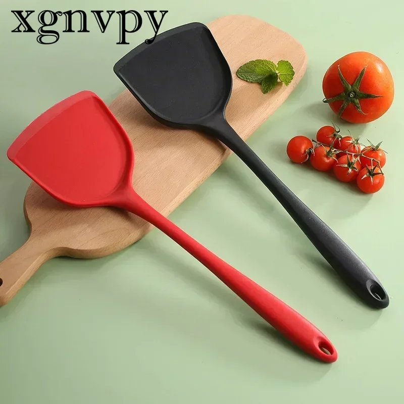 xgnvpy Food grade silicone spatula household high temperature non-stick pan fully integrated Chinese silicone spatula