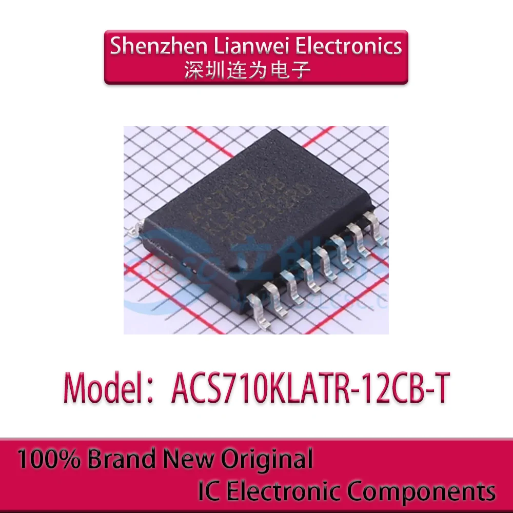 

100% New Original ACS710T ACS710KLATR-12CB-T ACS710TKLA-12CB IC Chipset SOP-16