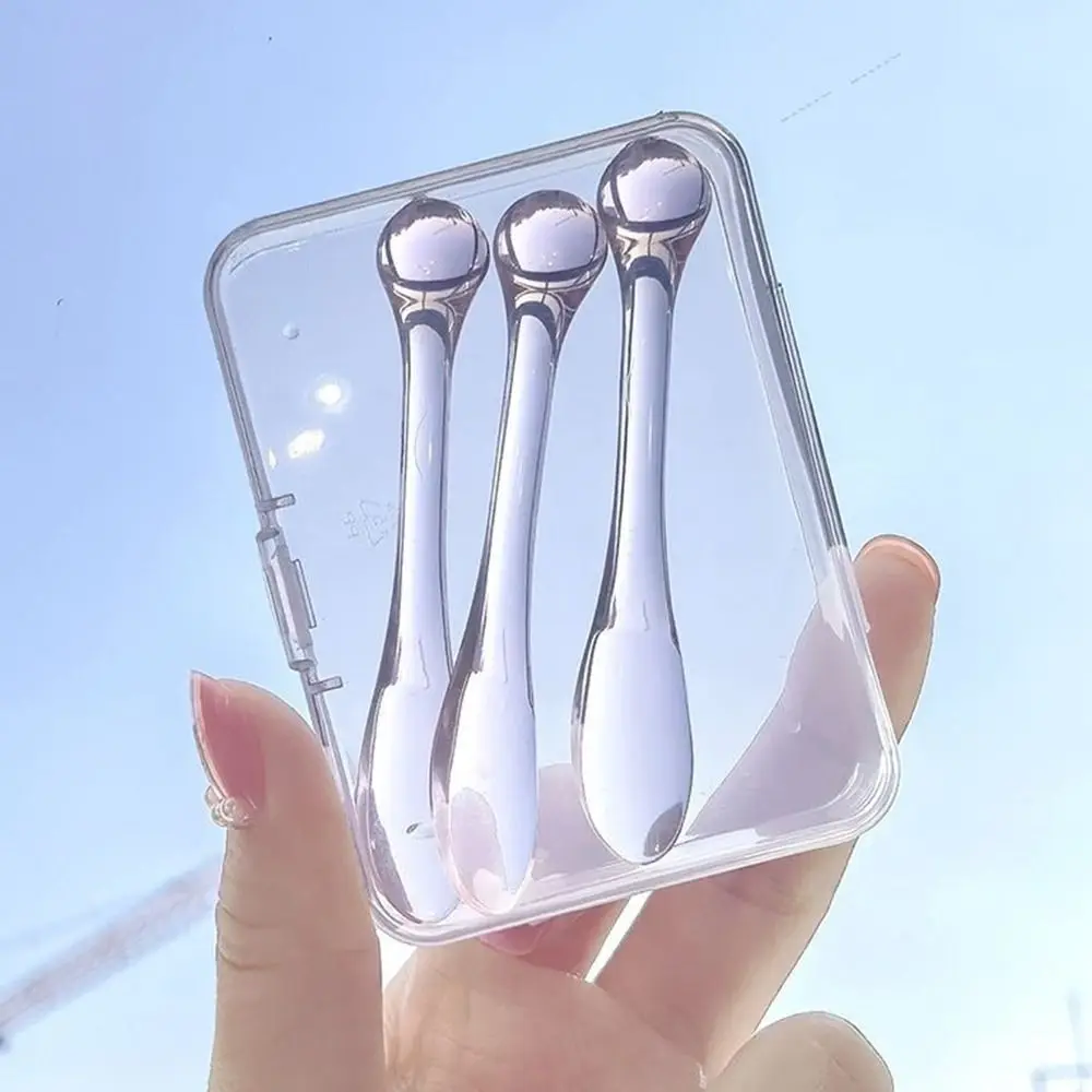 3/5Pcs Acrylic Cosmetic Spatulas Scoop Face Cream Mask Mud Mixing Spoon Mini Eye Cream Facial Makeup Applicator