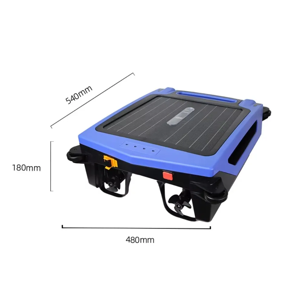 High Quality Solar Powered Outdoor Pool Smart Automatic Skimmer Vacuum Surface Cleaner Robot for Garden Swimming Pool