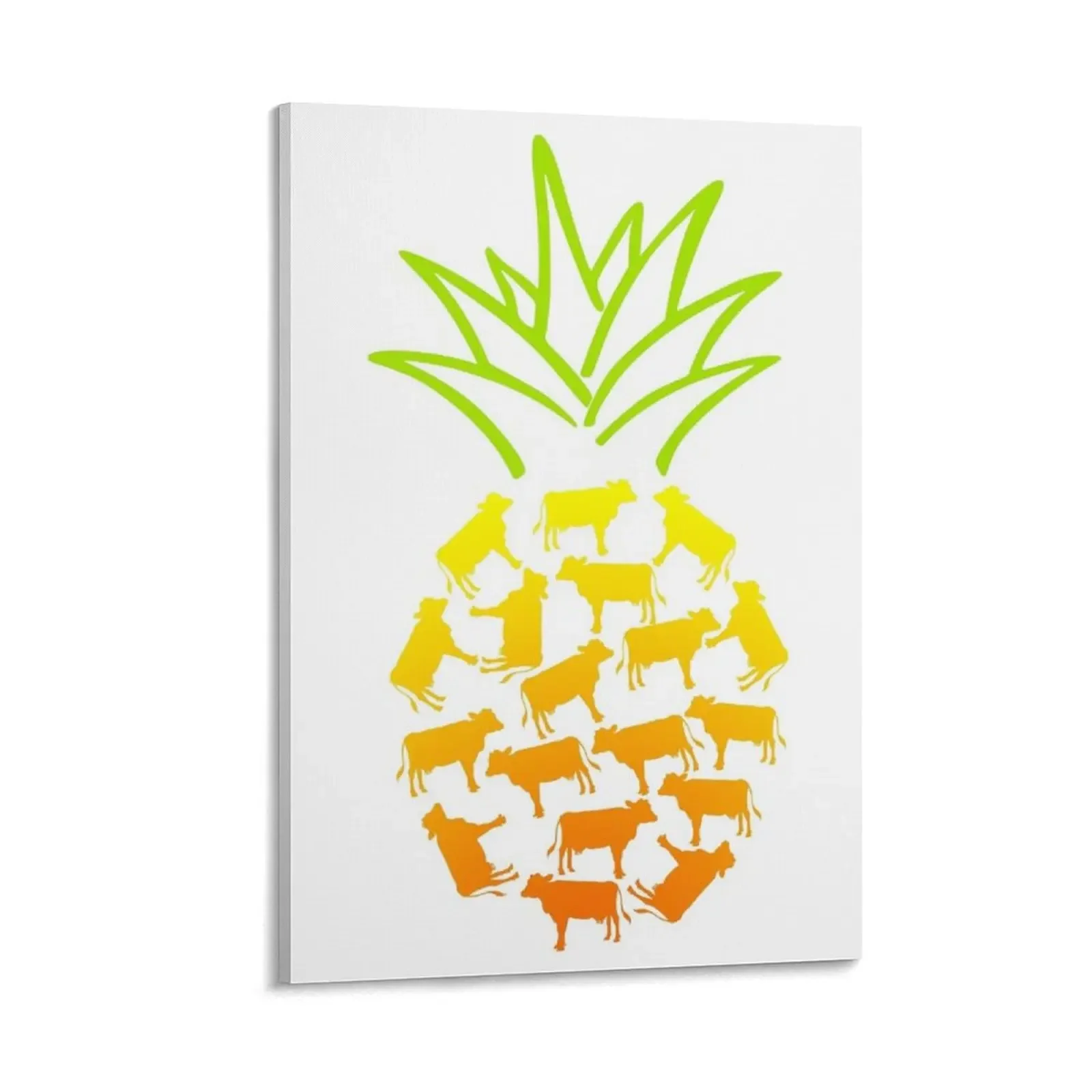 

Cow Pineapple Canvas Painting canvas wall decoration home and decoration fashion wall paintings