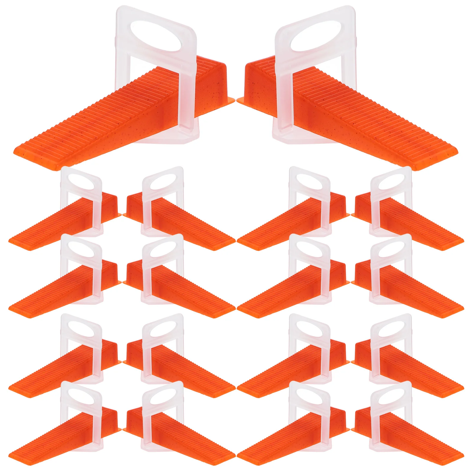 200pcs Tile Leveling Clips Wedges Set Pp Wall Floor Spacers For Kitchen Bathroom Shower Backsplash Tile Installation Tools