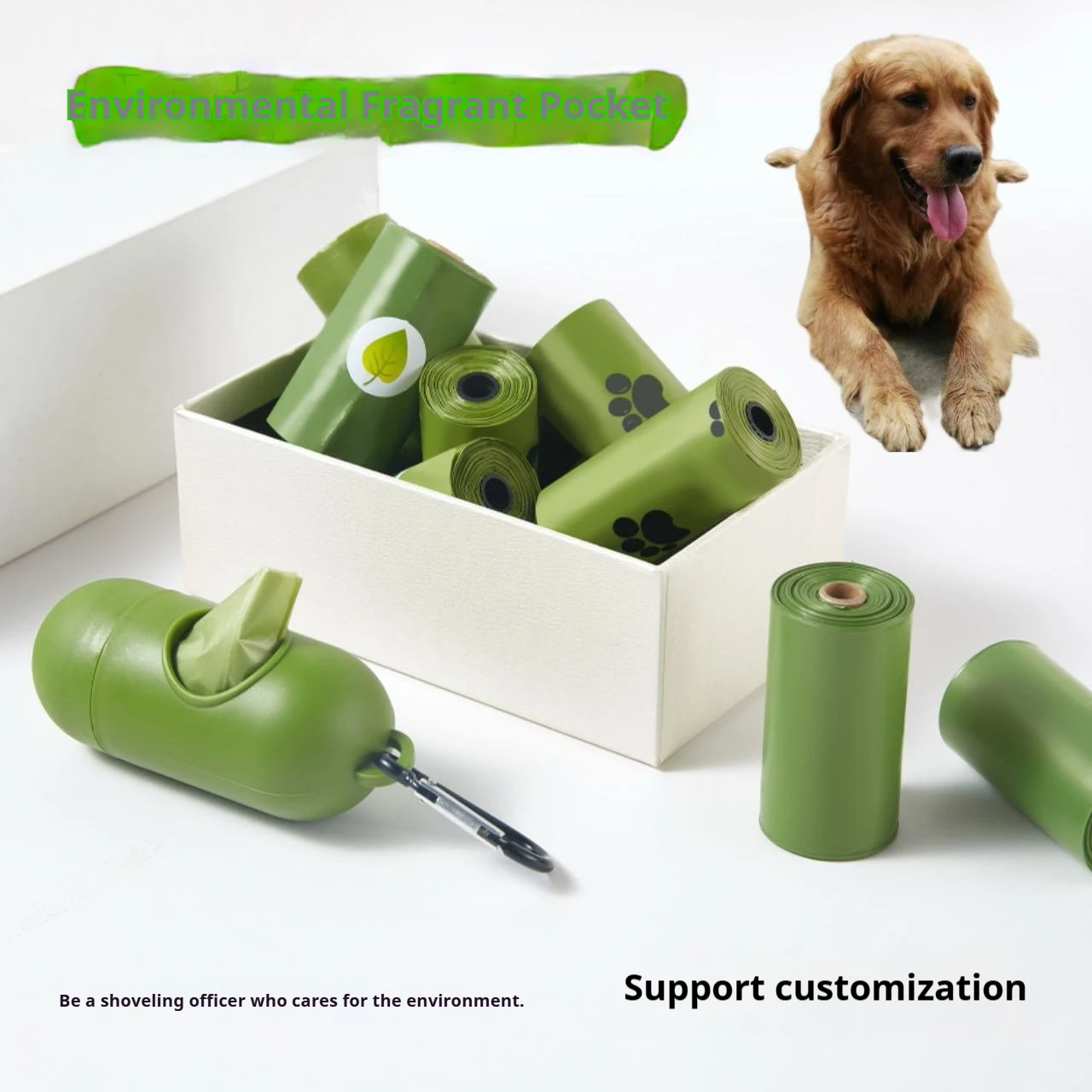 Poop Bag Biodegradable Waste BagsDog Poop Pickup BagsPortable Pet Waste BagsMini Litter BagsPet Supplies Dog Supplies