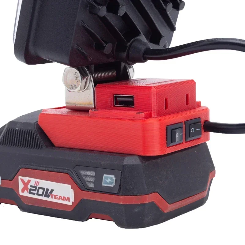 Cordless LED Work Light for Lidl Parkside X20V Li-Ion Battery Portable Outdoor Emergency Light Flashlight Portable Lantern